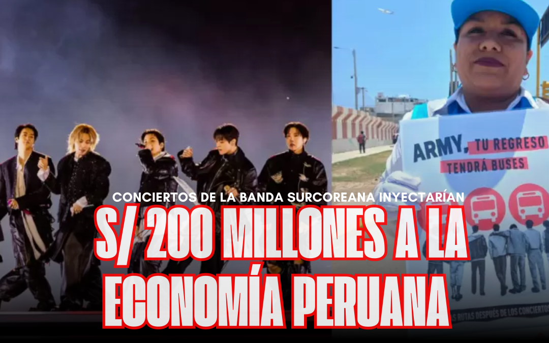 BTS EN LIMA: CONCIERTOS DE LA BANDA SURCOREANA INYECTARÍAN HASTA S/ 200 MILLONES A LA ECONOMÍA PERUANA